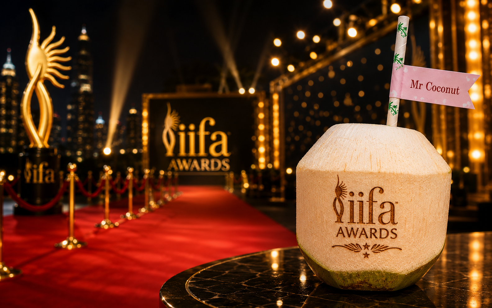 Mr. Coconut at IIFA Awards 2025 Jaipur
